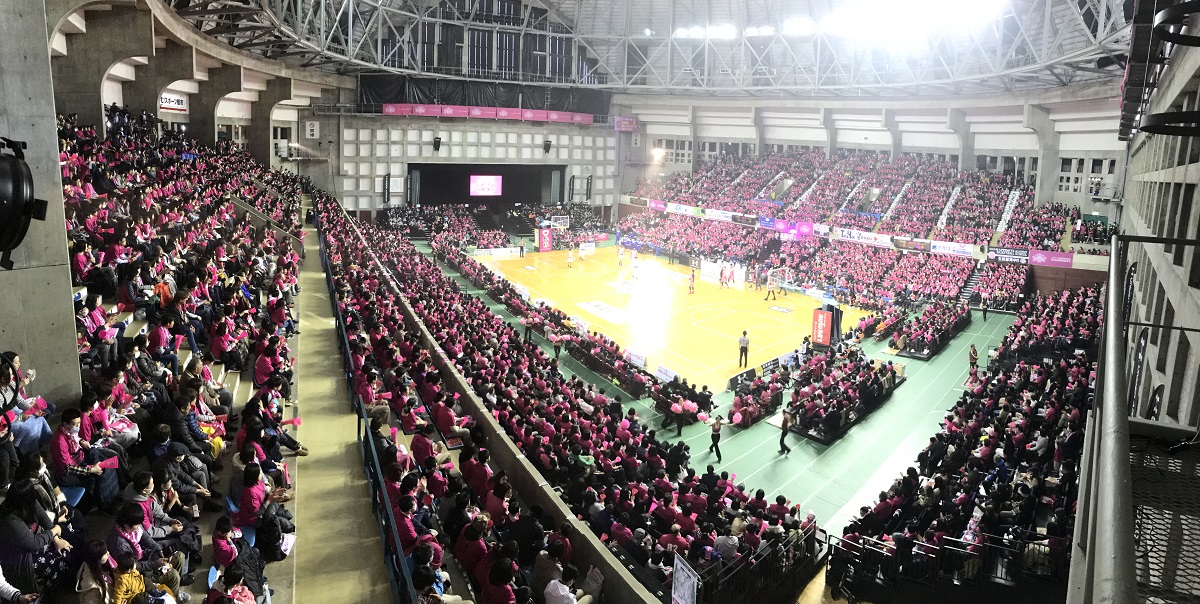 プロバスケットボールリーグ「Ｂリーグ」観戦の画像